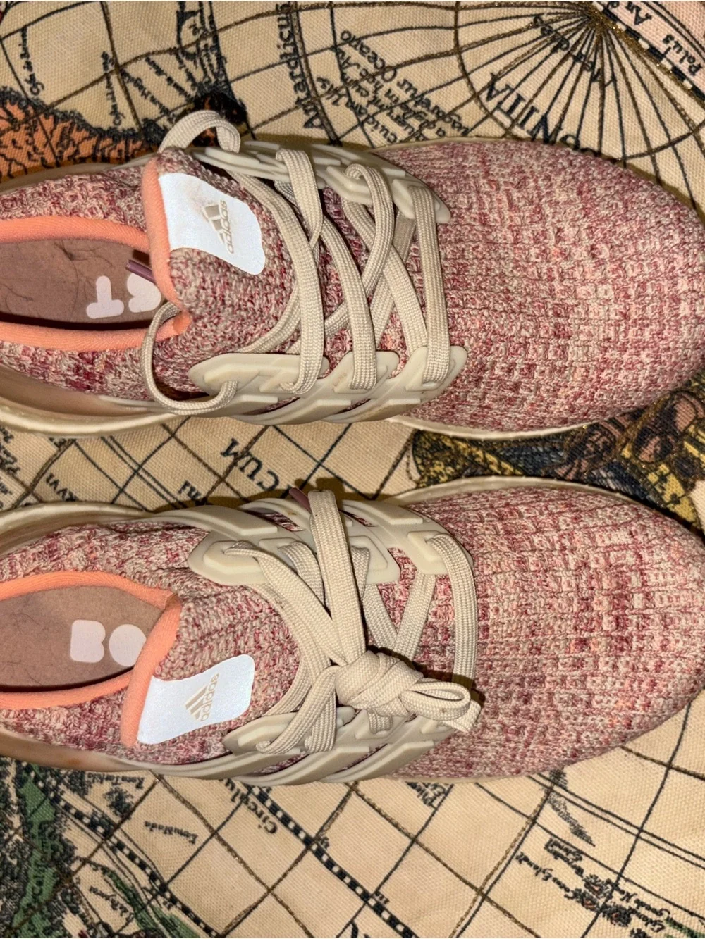 Women’s Lightweight Knit Running Sneakers in Pink-Coral